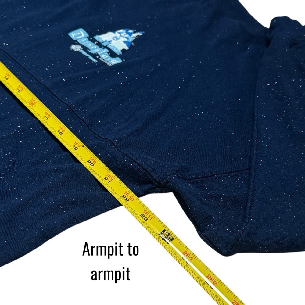 Disneyland 65th Anniversary Blue Sparkle Spirit‎ Jersey Collectible Adult Size M - Picture 9 of 10